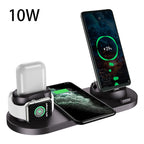 Wireless Charger For IPhone Fast Charger For Phone Fast Charging Pad 6 In 1
