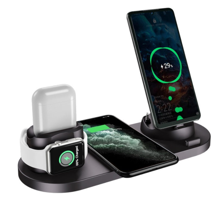 Wireless Charger For IPhone Fast Charger For Phone Fast Charging Pad 6 In 1