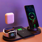 Wireless Charger For IPhone Fast Charger For Phone Fast Charging Pad 6 In 1